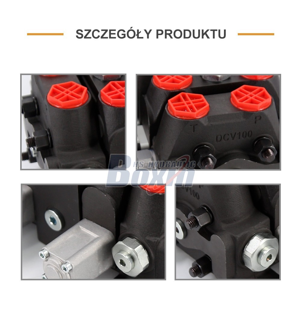 DCV100EMA-YT-JYT-J-K 2 Spool Sectional Directional Valve for Industrial Machinery